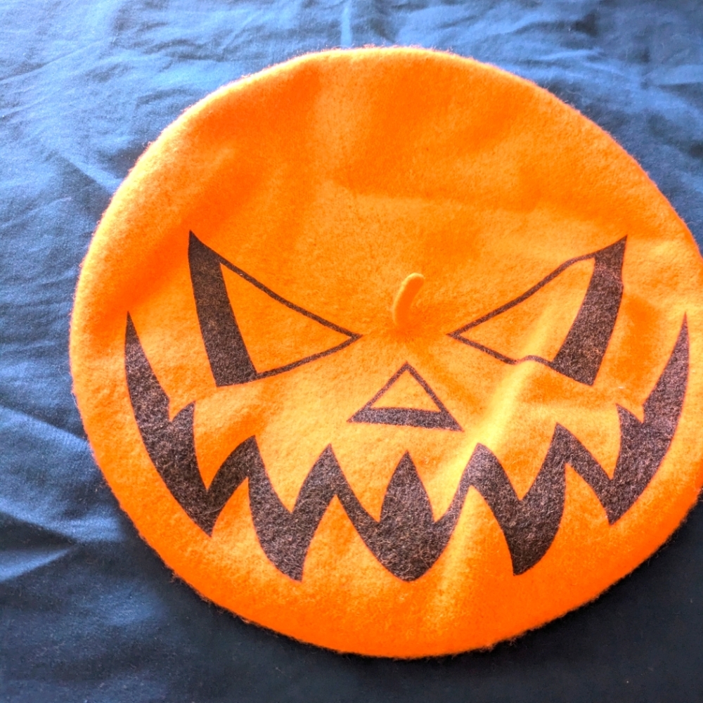 Halloween style beret